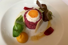Restaurant L'Arpège d'Alain Passard - Tartare de betterave Restaurant L'Arpège d'Alain Passard - Tartare de betterave