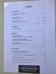 Restaurant Attablez-Vous - La carte Restaurant Attablez-Vous - La carte