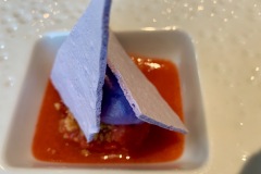 Restaurant Chai Gourmand - Fraise / pamplemousse / violette Restaurant Chai Gourmand - Fraise / pamplemousse / violette