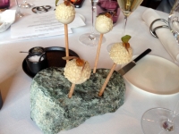 Restaurant Au Gré du Vent - Sucette à l'anguille fumée Restaurant Au Gré du Vent - Sucette à l'anguille fumée