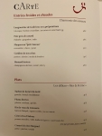Restaurant Au Gré Du Vent - La carte Restaurant Au Gré Du Vent - La carte