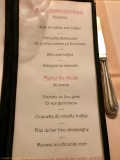 Restaurant Au Provencal - Les menus