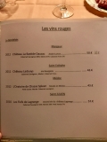 Restaurant Au Provencal - Les vins rouges