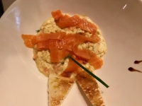Restaurant Au Provencal - Oeufs brouillés au saumon Restaurant Au Provencal - Oeufs brouillés au saumon