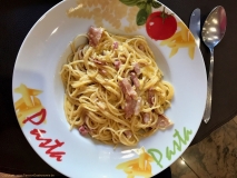 Restaurant Le Bambino à Monceau-Sur-Sambre - Les pâtes carbonara