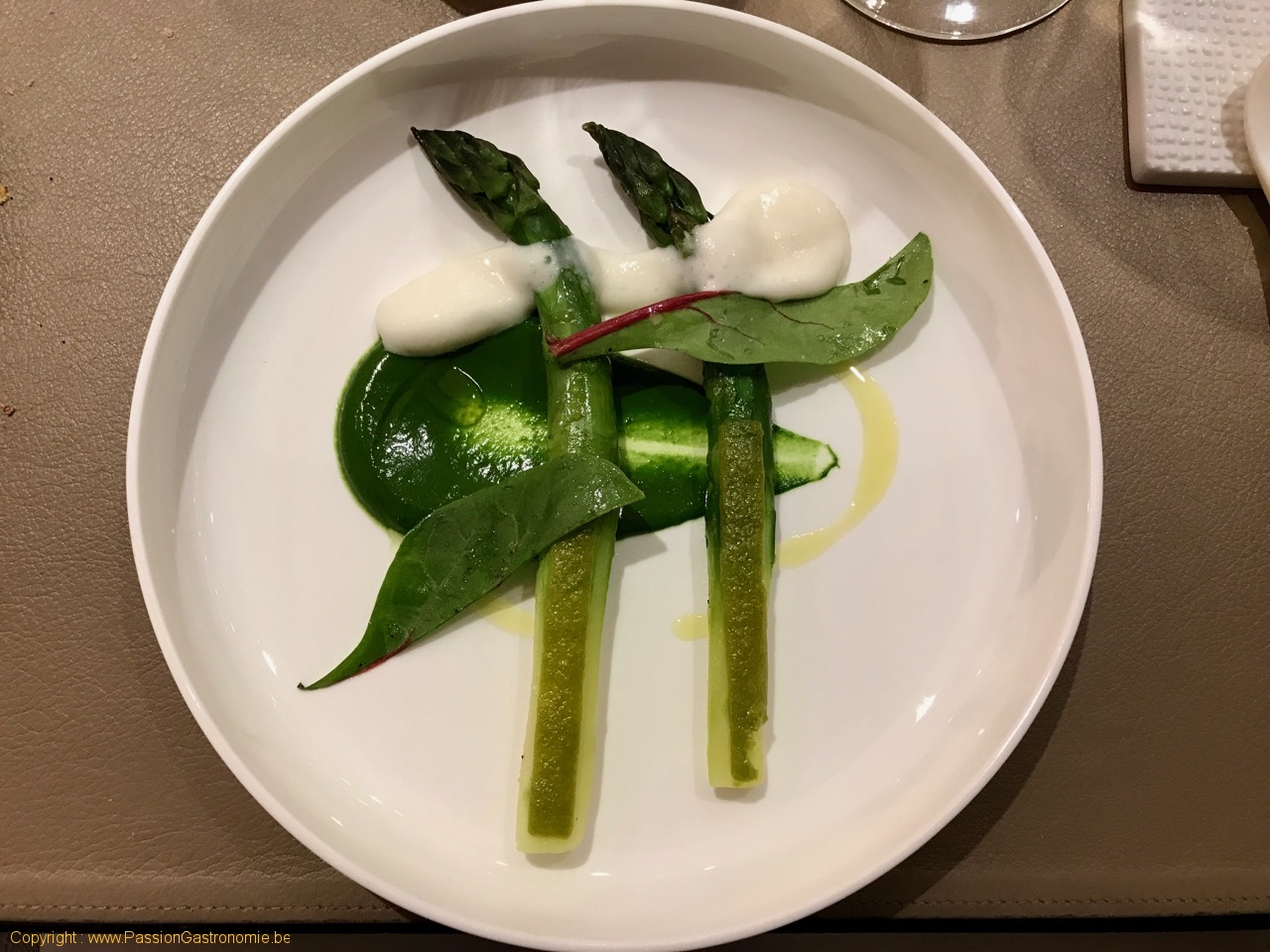 Restaurant BonBon - Asperges vertes de chez Sylvain Erhardt