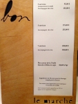 Restaurant BonBon - Menus Restaurant BonBon - Menus