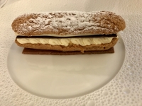 Restaurant Bozar - Eclair vanille Restaurant Bozar - Eclair vanille