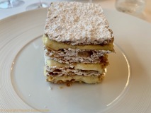 Restaurant Bozar Bruxelles - Millefeuille, vanille de Tahiti, feuilletage cuit à la minute