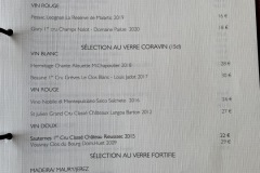 Restaurant Bozar Bruxelles - La sélection des vins au verre Restaurant Bozar Bruxelles - La sélection des vins au verre