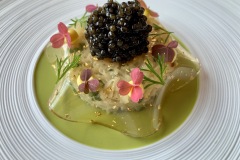 Restaurant Bozar Bruxelles - Tourteau, oseille, salicorne, caviar osciètre ‘’ Imperial Héritage‘’ Restaurant Bozar Bruxelles - Tourteau, oseille, salicorne, caviar osciètre ‘’ Imperial Héritage‘’