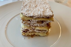 Restaurant Bozar Bruxelles - Millefeuille, vanille de Tahiti, feuilletage cuit à la minute
