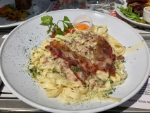 Brasserie des Fagnes - Tagliatelles à la carbonara