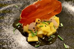 Restaurant Wine And More - Tartare de crevettes sauvages Restaurant Wine And More - Tartare de crevettes sauvages