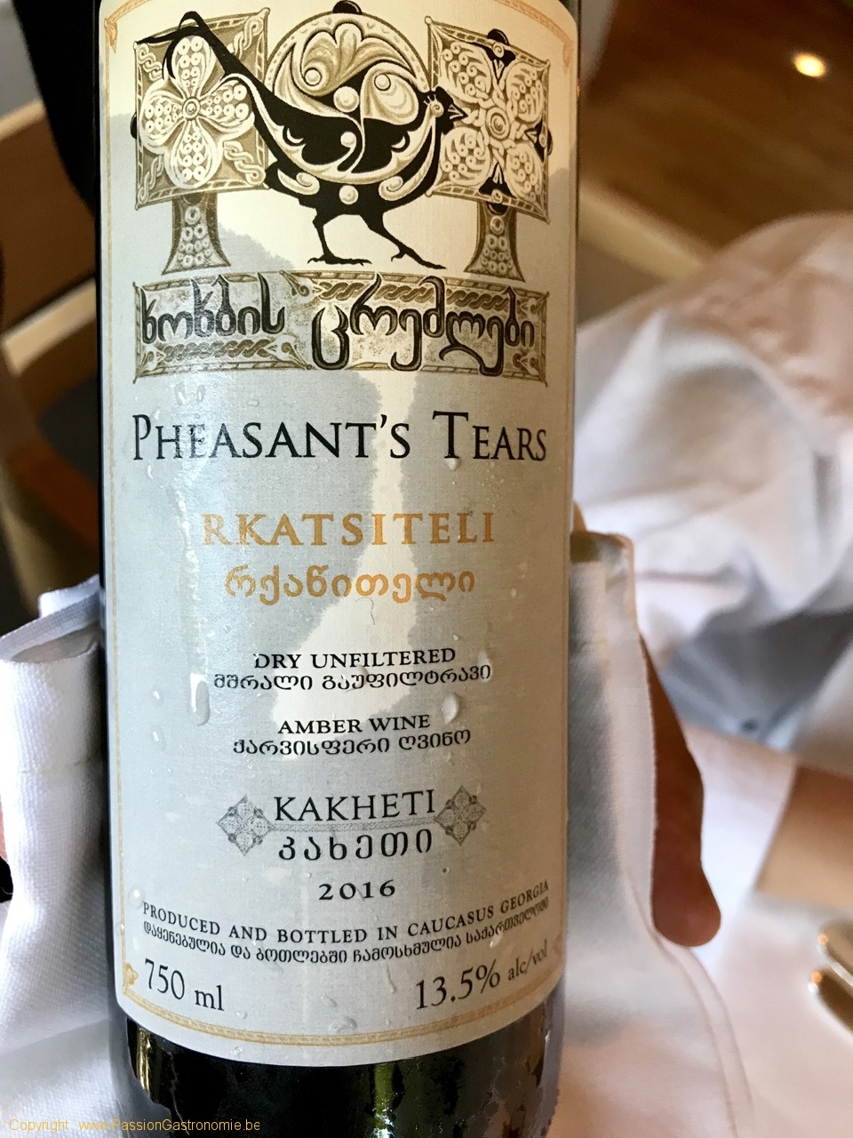 Restaurant Celler de Can Roca - Pheasant's Tears Rkatsiteli 16 Kakheti