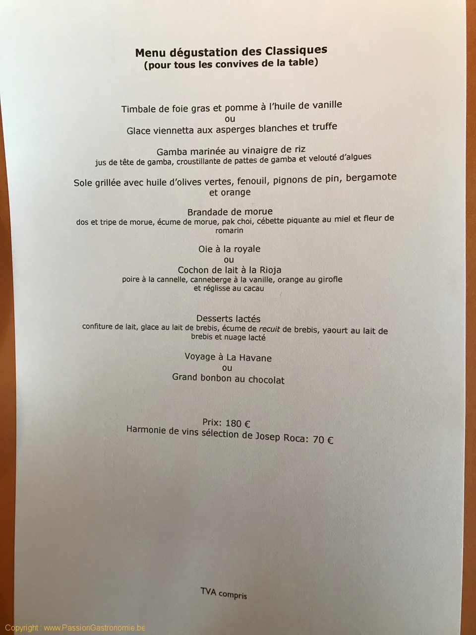 Restaurant El Celler de Can Roca à Gérone en Espagne