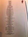 Restaurant Celler de Can Roca - Extrait de la carte des vins rouges Restaurant Celler de Can Roca - Extrait de la carte des vins rouges