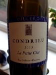 Restaurant Château du Mylord - Condrieu la petite côte 2013 de Yves Cuilleron Restaurant Château du Mylord - Condrieu la petite côte 2013 de Yves Cuilleron