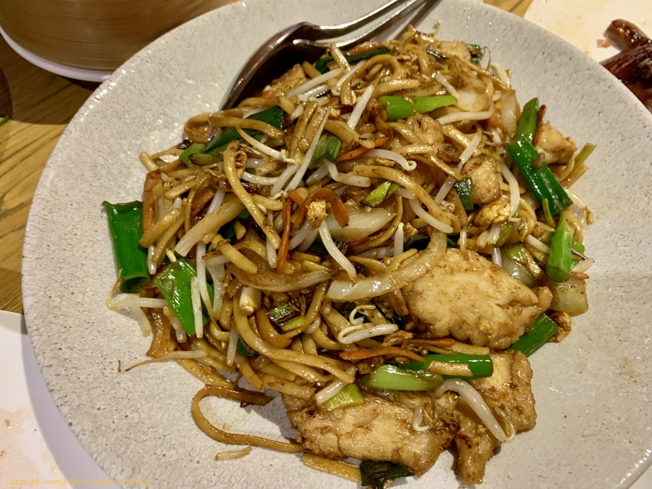 Restaurant chinois Dynasty - Nouilles sautées au poulet