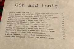 Restaurant Cocktail Cipiace - Les gins et tonics Restaurant Cocktail Cipiace - Les gins et tonics