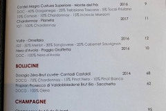 Restaurant Da Mimmo - La carte des vins Restaurant Da Mimmo - La carte des vins