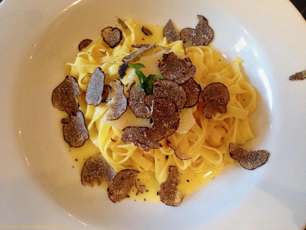 Restaurant Dolce Campagna - Tagliatelle à la truffe noire