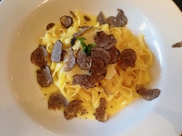 Restaurant Dolce Campagna - Tagliatelle à la truffe noire Restaurant Dolce Campagna - Tagliatelle à la truffe noire