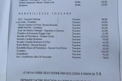 Restaurant Felicita - La carte des vins Restaurant Felicita - La carte des vins