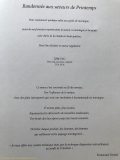 Restaurant Flocon de Sel - Menu randonnée aux saveurs de printemps