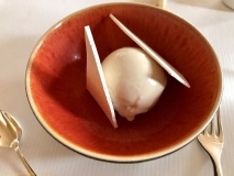 Restaurant Flocon de Sel - Crème glacée au bois de nos Montagnes
