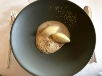 Restaurant Flocon de Sel - Quenelle de gardons Restaurant Flocon de Sel - Quenelle de gardons