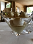 Restaurant Flocon de Sel - Premier dessert autour de la noisette et du citron Restaurant Flocon de Sel - Premier dessert autour de la noisette et du citron
