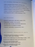Restaurant Guy Savoy - La carte