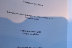 Restaurant Guy Savoy - L'accord mets-vins Restaurant Guy Savoy - L'accord mets-vins