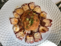 Restaurant Hispania - Carpaccio de poulpes Restaurant Hispania - Carpaccio de poulpes