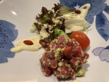 Restaurant Nonbe Daigaku -  Tartare de thon et avocat