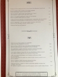 Restaurant Jardin - La carte Restaurant Jardin - La carte