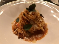 Restaurant Jardin - Linguines fraîches au King Crabe Restaurant Jardin - Linguines fraîches au King Crabe