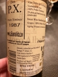Restaurant Jardin - Pedro Ximenez 1987 Restaurant Jardin - Pedro Ximenez 1987