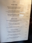 Restaurant Jeunet à Arbois : le carte Restaurant Jeunet à Arbois : le carte