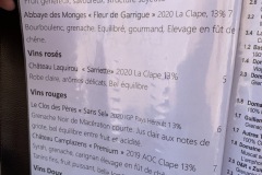 Restaurant La Cranquette - Les vins au verre
