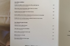 Restaurant La Mère Poulard - La carte