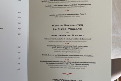 Restaurant La Mère Poulard - La carte des menus Restaurant La Mère Poulard - La carte des menus