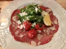 Restaurant La Petite Gayole - Le carpaccio de boeuf