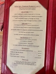 Restaurant La Petite Gayole - Le menu brasserie