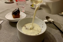 Restaurant La Ligne Rouge - Soupe de pommes de terre Restaurant La Ligne Rouge - Soupe de pommes de terre