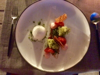Restaurant La Ligne Rouge à Plancenoit - Déclinaison autour des fraises Restaurant La Ligne Rouge à Plancenoit - Déclinaison autour des fraises