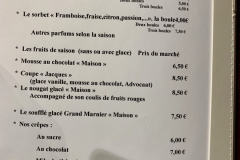 Restaurant La Malterie - La carte des desserts Restaurant La Malterie - La carte des desserts