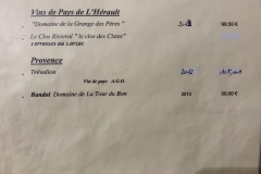 Restaurant La Malterie - La carte des vins - Grange des Pères Restaurant La Malterie - La carte des vins - Grange des Pères