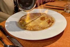 Restaurant La Malterie - Crêpe flambée au Grand Marnier Restaurant La Malterie - Crêpe flambée au Grand Marnier